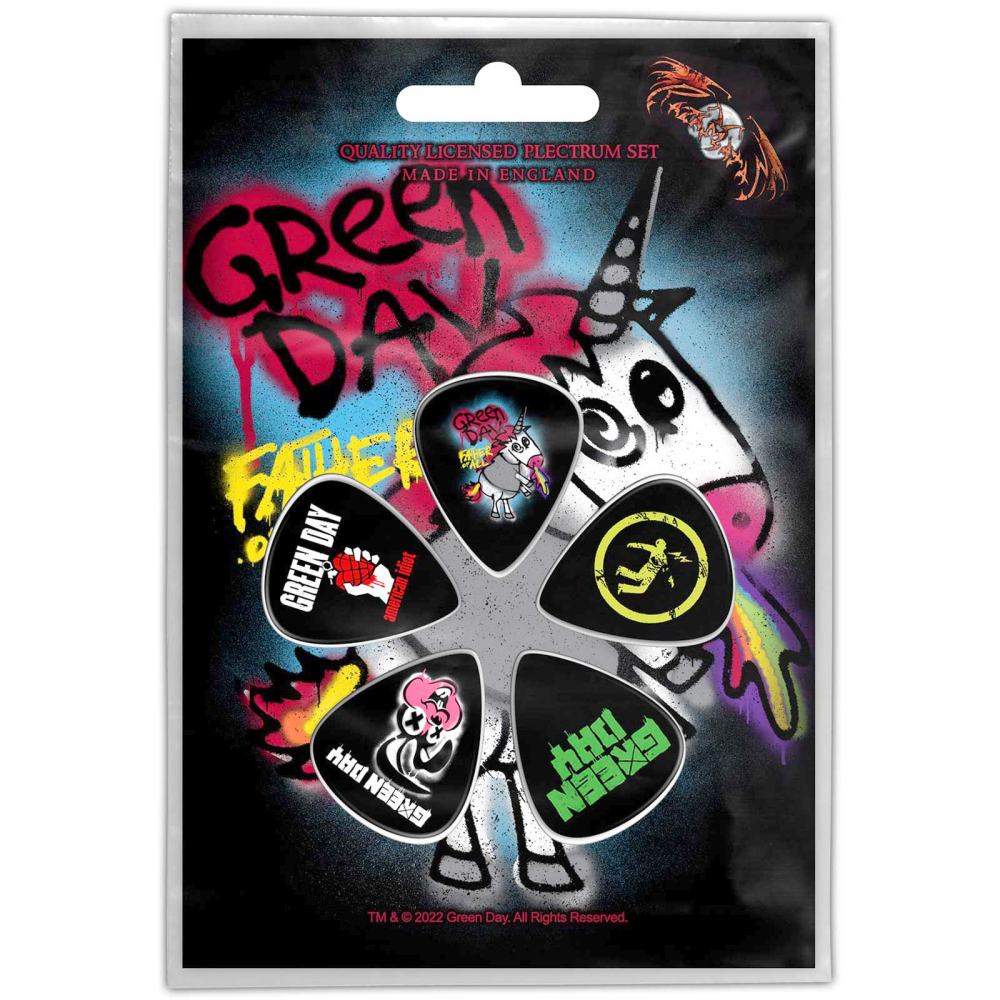 Green Day - Father Of All Plectrum - Set van 5 - Multicolours